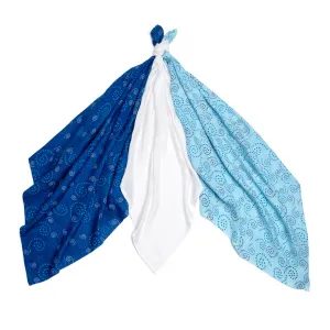 T-TOMI BIO Bamboo Diapers látkové plienky Spirales 70x70 cm 3 ks