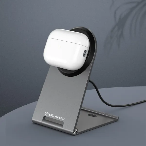 Blavec Wirelles Bracket MagSafe bezdrôtová nabíjačka 15W, čierna (BQI01-QI2MS)