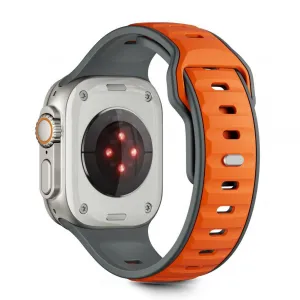 Tech-Protect Iconband Line remienok na Apple Watch 44/45/46/49mm, gray/orange