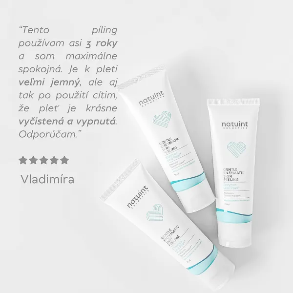 Natuint cosmetics - Enzymatický píling so šetrným účinkom