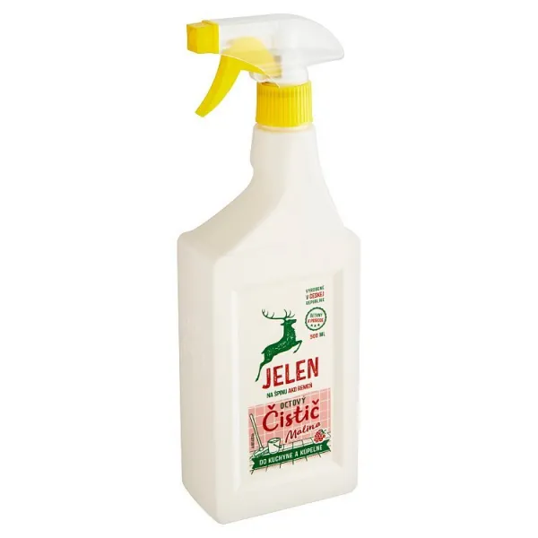 Jelen Octový čistič malina do kuchyne a kúpeľne 500 ml 1ks
