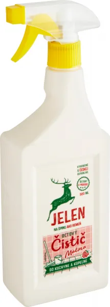 Jelen Octový čistič malina do kuchyne a kúpeľne 500 ml 1ks