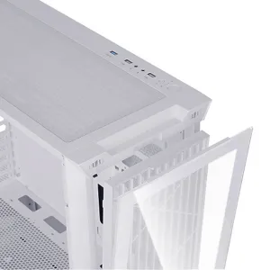 EVOLVEO Ptero Q2G, skříň ATX, 4x ARGB ventilátor, čelní+boční panel sklo, bílá