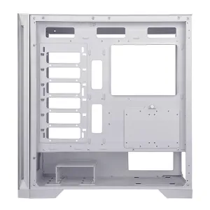 EVOLVEO Ptero Q2G, skříň ATX, 4x ARGB ventilátor, čelní+boční panel sklo, bílá