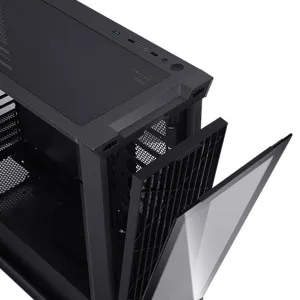 EVOLVEO Ptero Q2G, skříň ATX, 4x ARGB ventilátor, čelní+boční panel sklo, černá
