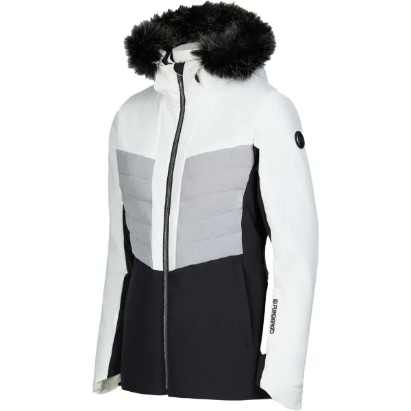 Dámska lyžiarska bunda FUNDANGO Salina Padded Jacket-100-white