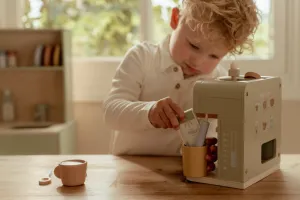 LITTLE DUTCH Kávovar na kapsule drevený