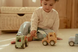 LITTLE DUTCH Autožeriav drevený