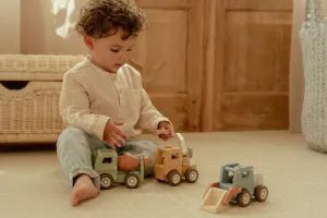 LITTLE DUTCH Autožeriav drevený