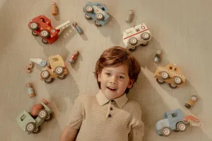 LITTLE DUTCH Autožeriav drevený