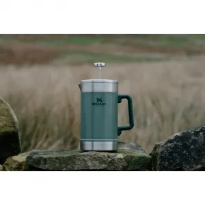 Stanley Classic Stay Hot French press hammertone green