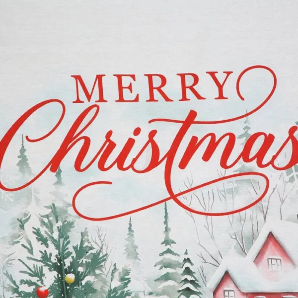 Posteľná súprava XMAS biela / červená