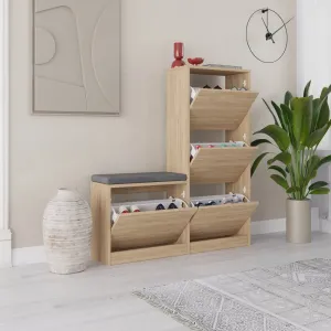 Skrinka na topánky / Botník Dude - Oak