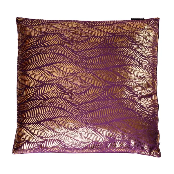 Dekorační polštář Gold Velvet, 45 x 45 cm, fialovo-zlatý