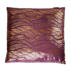 Dekorační polštář Gold Velvet, 45 x 45 cm, fialovo-zlatý