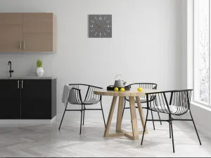 NástennéhodinyScandic30cm-sivé67647
