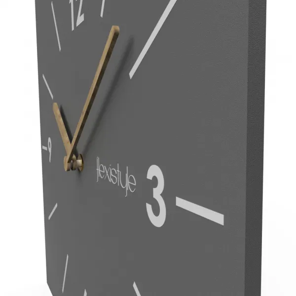 NástennéhodinyScandic30cm-sivé67647