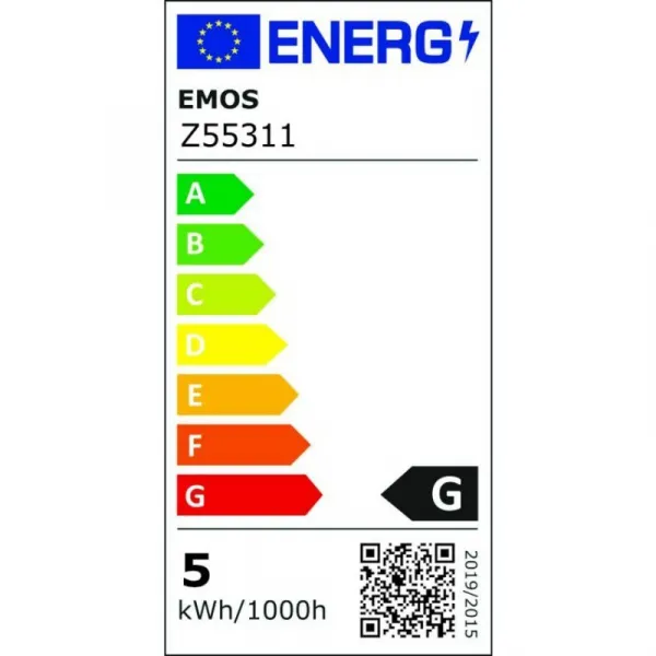 EMOS LED žiarovka DECO dymová A60 teplá biela