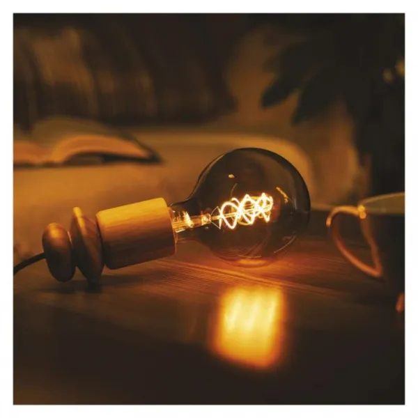 EMOS LED žiarovka DECO dymová G125 teplá biela