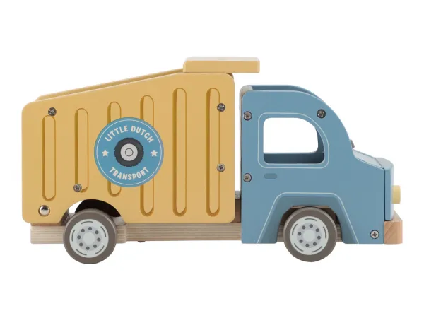 Little Dutch Drevené auto s vyklápačkou | FSC drevo