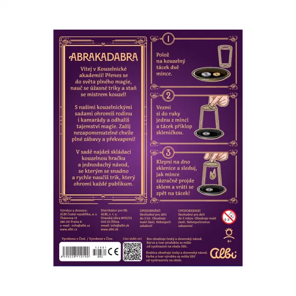 ABRAKADABRA - Minca cez sklo ALBI