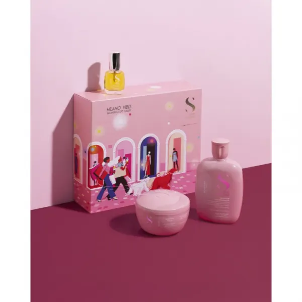 Alfaparf Milano Semi di Lino Moisture Holiday Kit darčeková sada pre intenzívnu hydratáciu 3 ks