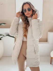 Dámska zimná bunda s kapucňou