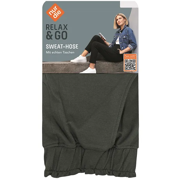 NUR DIE SWEAT HOME PANTS - Moderné športové nohavice - tmavo zelená