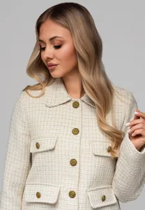 Edoti Women's jacket with padded collar OW-BLZB-0100 v1