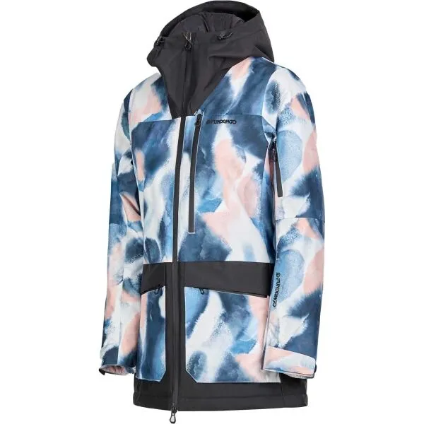 FUNDANGO POPLAR ECO JACKET Dámska lyžiarska/snowboardová bunda, mix, veľkosť