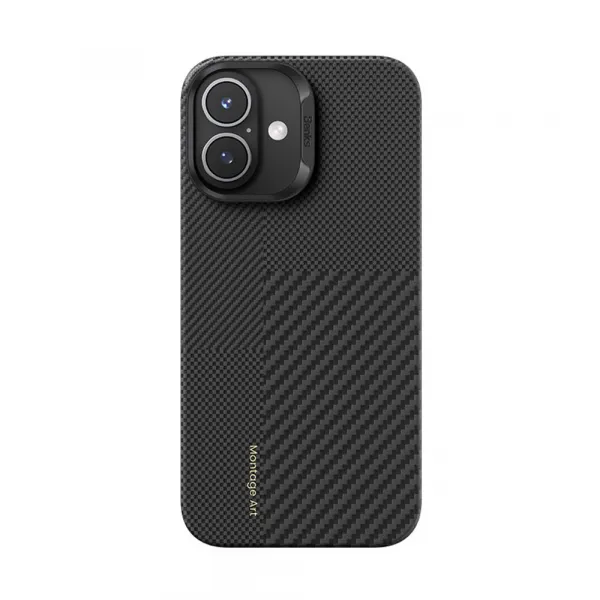 Benks Montage Magnetic Armor Air Kevlar obal PC Frame, iPhone 16, čierny