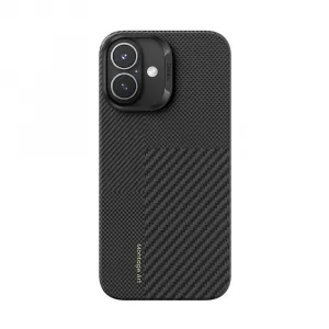 Benks Montage Magnetic Armor Air Kevlar obal PC Frame, iPhone 16, čierny