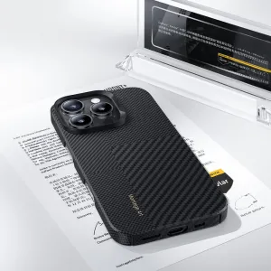 Benks Montage Magnetic Armor Air Kevlar obal PC Frame, iPhone 16, čierny