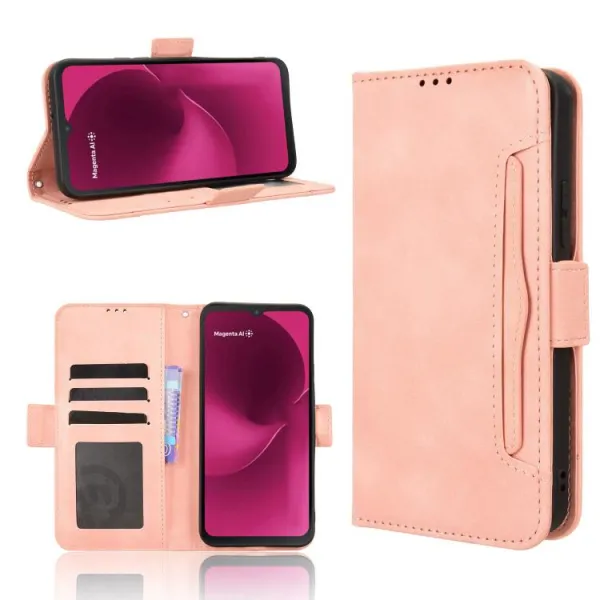 SLOT Peňaženkový obal pre T Phone 3 ružový