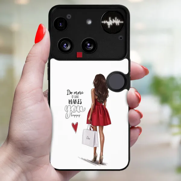 MY ART Ochranný kryt pre Nothing Phone (3) RED DRESS (137)