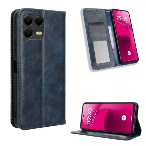 BUSINESS Peňaženkový kryt pre T Phone 3 Pro modrý