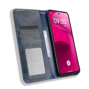 BUSINESS Peňaženkový kryt pre T Phone 3 Pro modrý