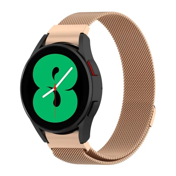 MILANESE Kovový remienok pre Samsung Galaxy Watch FE ružovozlatý