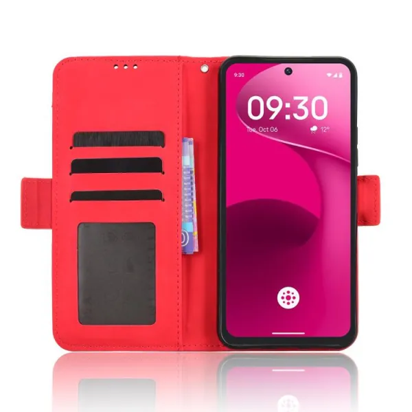SLOT Peňaženkový obal pre T Phone 3 Pro červený