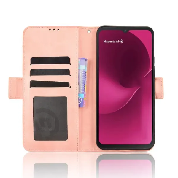 SLOT Peňaženkový obal pre T Phone 3 ružový
