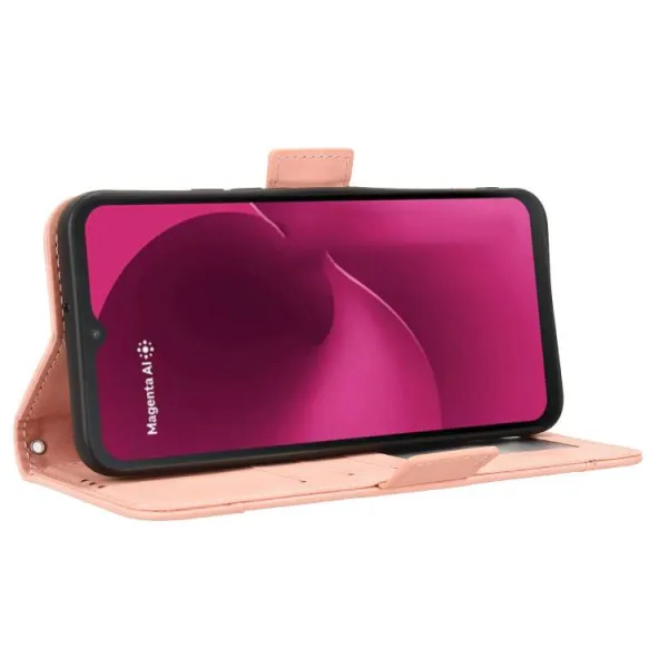 SLOT Peňaženkový obal pre T Phone 3 ružový