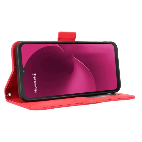 SLOT Peňaženkový obal pre T Phone 3 červený