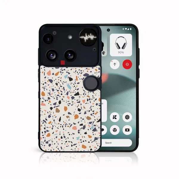 MY ART Ochranný kryt pre Nothing Phone (3) BEIGE TERRAZZO (162)
