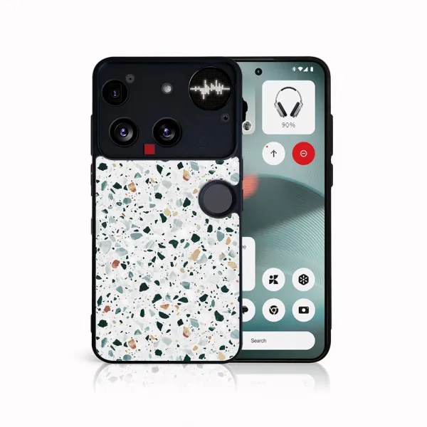 MY ART Ochranný kryt pre Nothing Phone (3) GREY TERRAZZO (163)