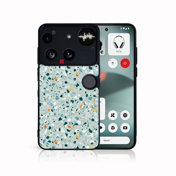 MY ART Ochranný kryt pre Nothing Phone (3) BLUE TERRAZZO (164)