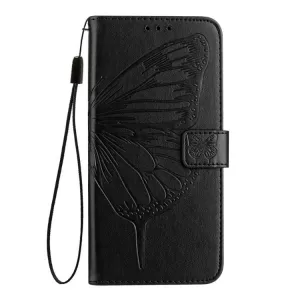 ART BUTTERFLY Peňaženkový obal pre T Phone 3 čierny