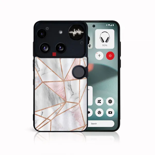 MY ART Ochranný kryt pre Nothing Phone (3) PINK MARBLE (143)