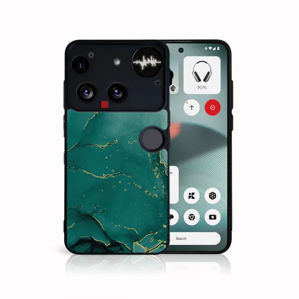 MY ART Ochranný kryt pre Nothing Phone (3) GREEN MARBLE (145)