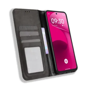 BUSINESS Peňaženkový kryt pre T Phone 3 Pro čierny