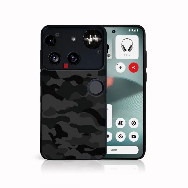 MY ART Ochranný kryt pre Nothing Phone (3) BLACK CAMO (234)